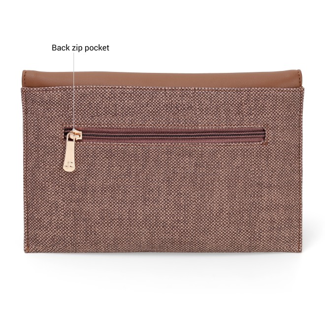 Mochi Women Brown Clutch (SKU: 66-1057-12-10)