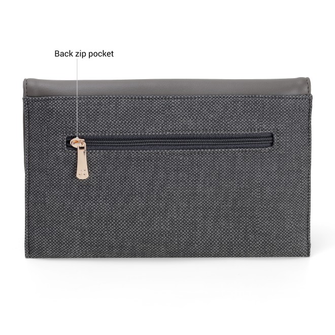 Mochi Women Grey Clutch (SKU: 66-1057-14-10)