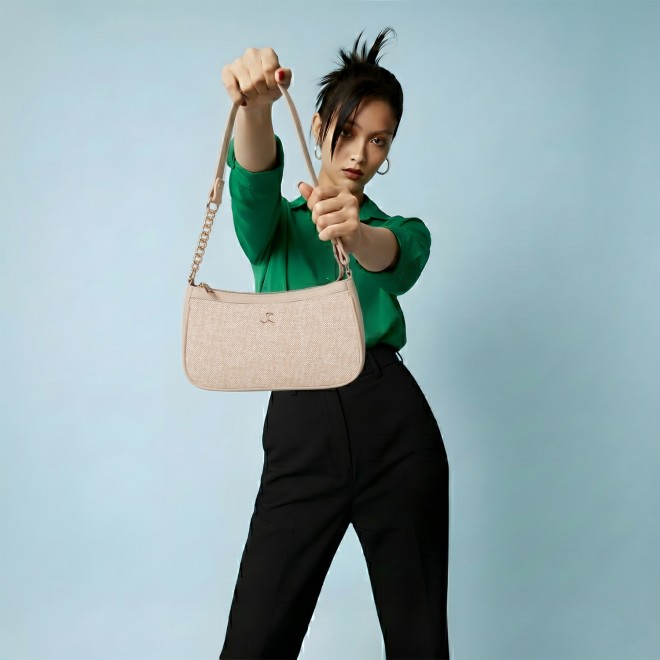 Mochi Women Beige Shoulder Bag (SKU: 66-1058-20-10)