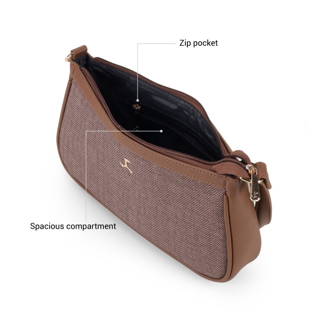 Mochi Women Brown Shoulder Bag (SKU: 66-1058-12-10)