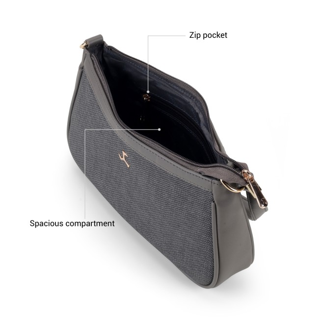 Mochi Women Grey Shoulder Bag (SKU: 66-1058-14-10)