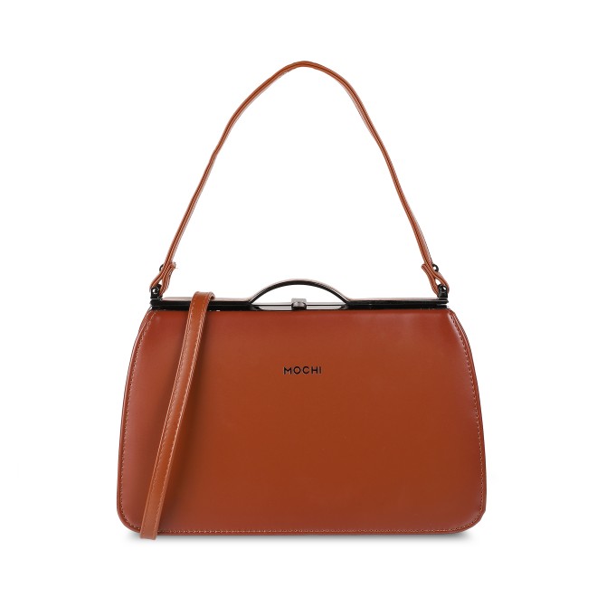 Mochi Women Tan Hand Bags Frame Bags (SKU: 66-106-23-10)