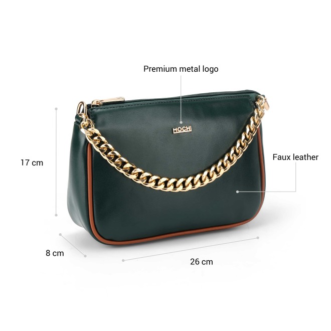 Mochi Women Green Sling Bag (SKU: 66-1060-21-10)
