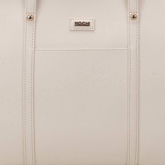 Mochi Women Beige Tote Bag (SKU: 66-1062-20-10)