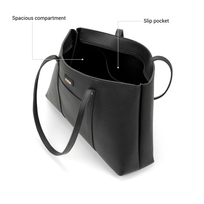 Mochi Women Black Tote Bag (SKU: 66-1062-11-10)