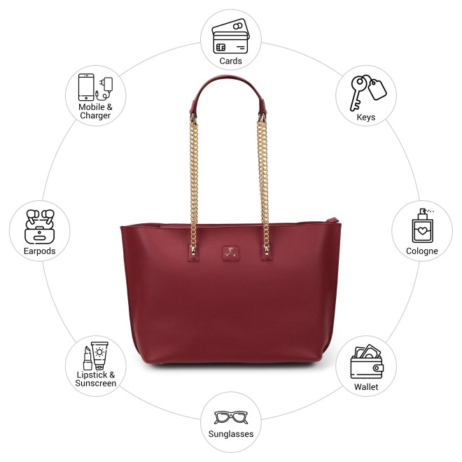 Mochi Women Maroon Shoulder Bag (SKU: 66-1063-44-10)