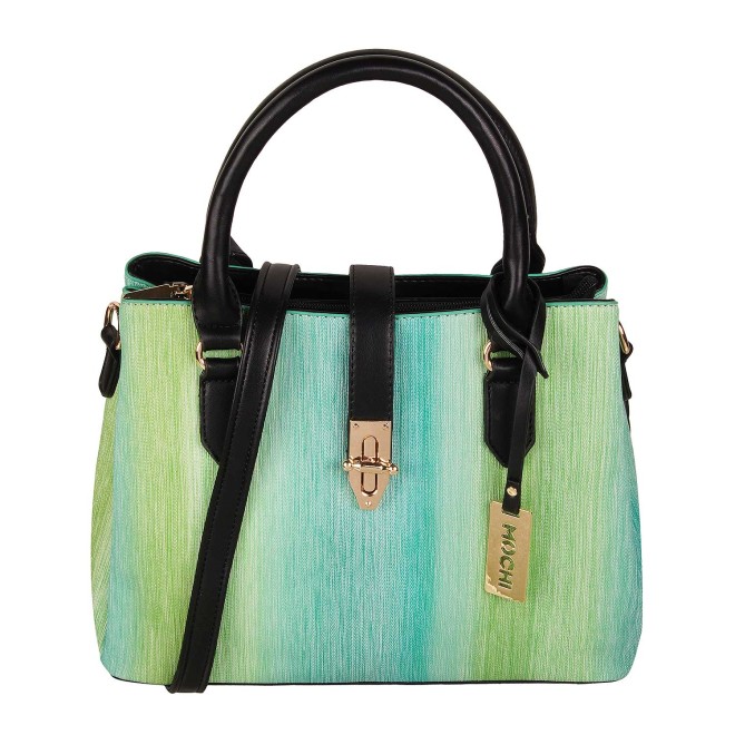 Mochi Women Green Satchel Bag