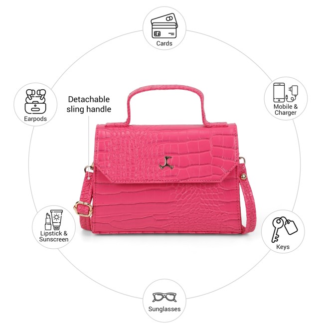 Mochi Women Pink Satchel Bag (SKU: 66-1100-24-10)