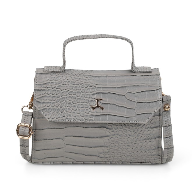 Women Grey Satchel Bag
