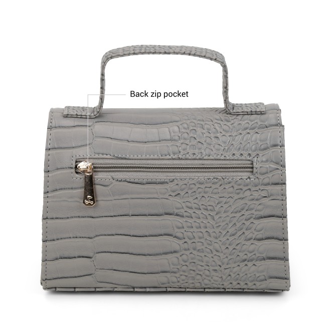 Mochi Women Grey Satchel Bag (SKU: 66-1100-14-10)