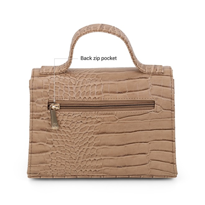 Mochi Women Beige Satchel Bag (SKU: 66-1100-20-10)