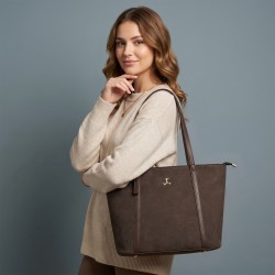 Mochi Women Brown Tote Bag
