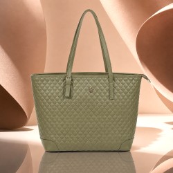Mochi Women Green Tote Bag