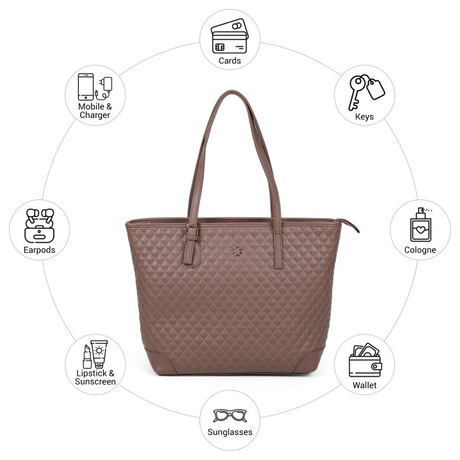 Mochi Women Beige Tote Bag (SKU: 66-1102-20-10)
