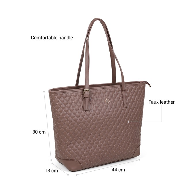 Mochi Women Beige Tote Bag (SKU: 66-1102-20-10)