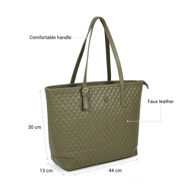 Mochi Women Green Tote Bag (SKU: 66-1102-21-10)