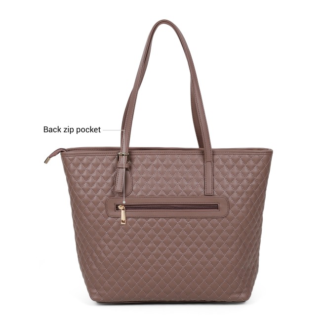 Mochi Women Beige Tote Bag (SKU: 66-1102-20-10)