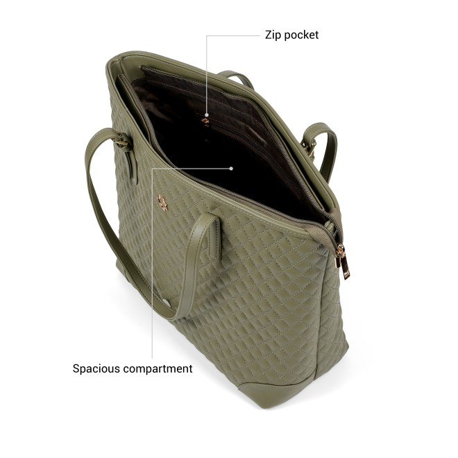 Mochi Women Green Tote Bag (SKU: 66-1102-21-10)