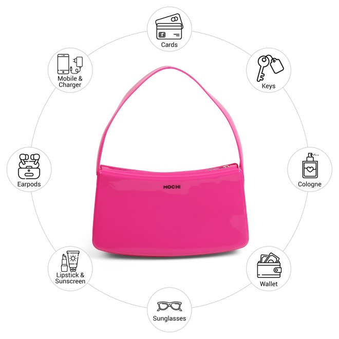 Mochi Women Pink Shoulder Bag (SKU: 66-1108-24-10)