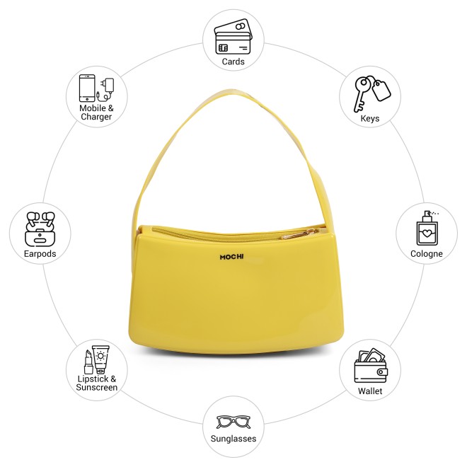 Mochi Women Yellow Shoulder Bag (SKU: 66-1108-33-10)