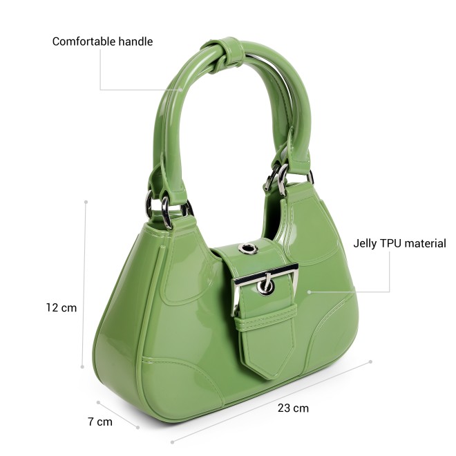 Mochi Women Green Hobo Bag (SKU: 66-1109-21-10)