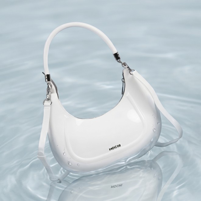 Mochi Women White Hobo Bag (SKU: 66-1110-16-10)