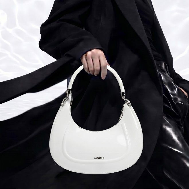 Mochi Women White Hobo Bag (SKU: 66-1110-16-10)
