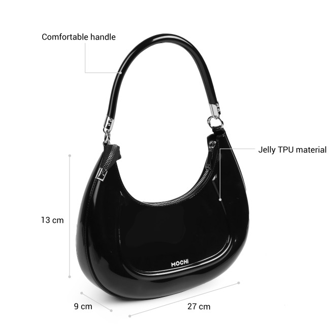 Mochi Women Black Hobo Bag (SKU: 66-1110-11-10)