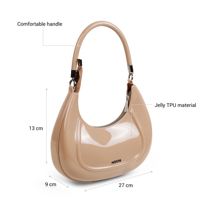Mochi Women Beige Hobo Bag (SKU: 66-1110-20-10)
