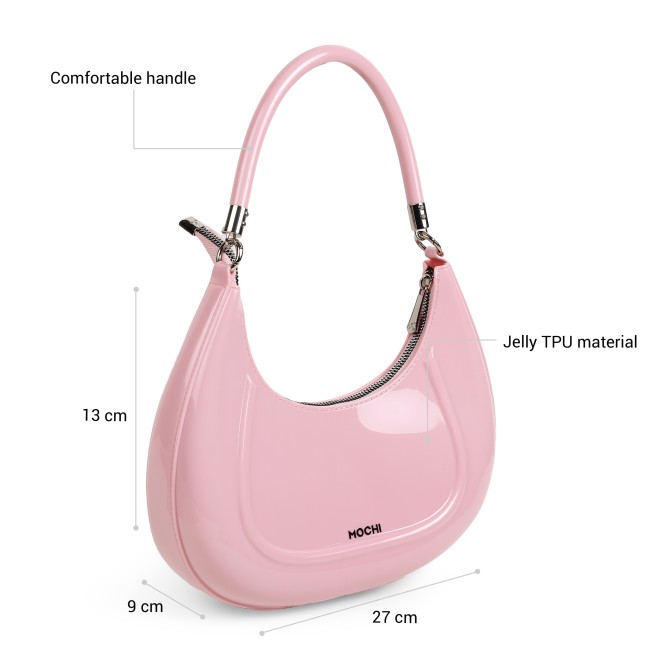 Mochi Women Pink Hobo Bag (SKU: 66-1110-24-10)