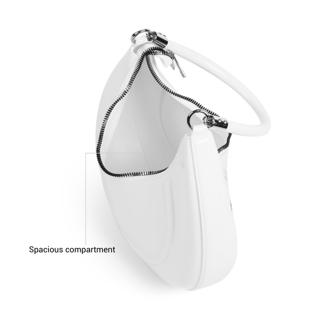 Mochi Women White Hobo Bag (SKU: 66-1110-16-10)