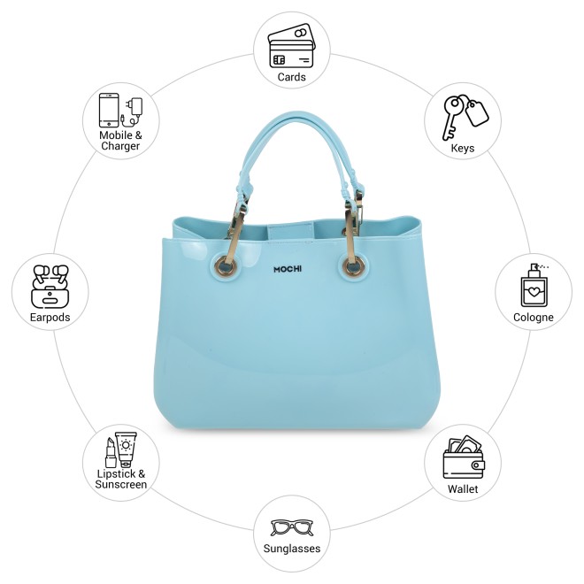 Mochi Women Blue Satchel Bag (SKU: 66-1111-45-10)