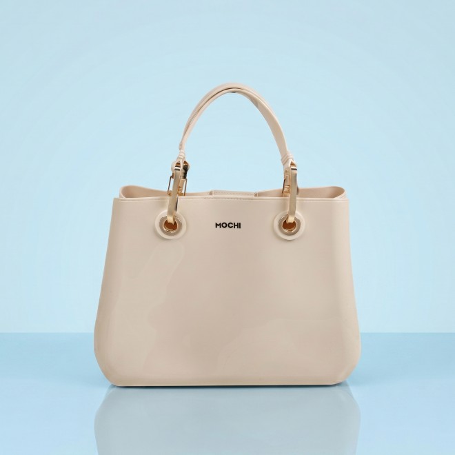 Mochi Women Beige Satchel Bag (SKU: 66-1111-20-10)