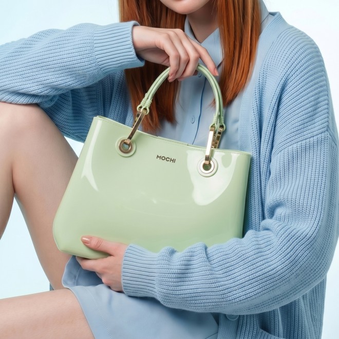 Mochi Women Green Satchel Bag (SKU: 66-1111-21-10)