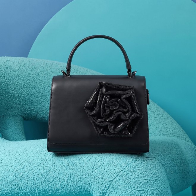 Mochi Women Black Satchel Bag (SKU: 66-1122-11-10)