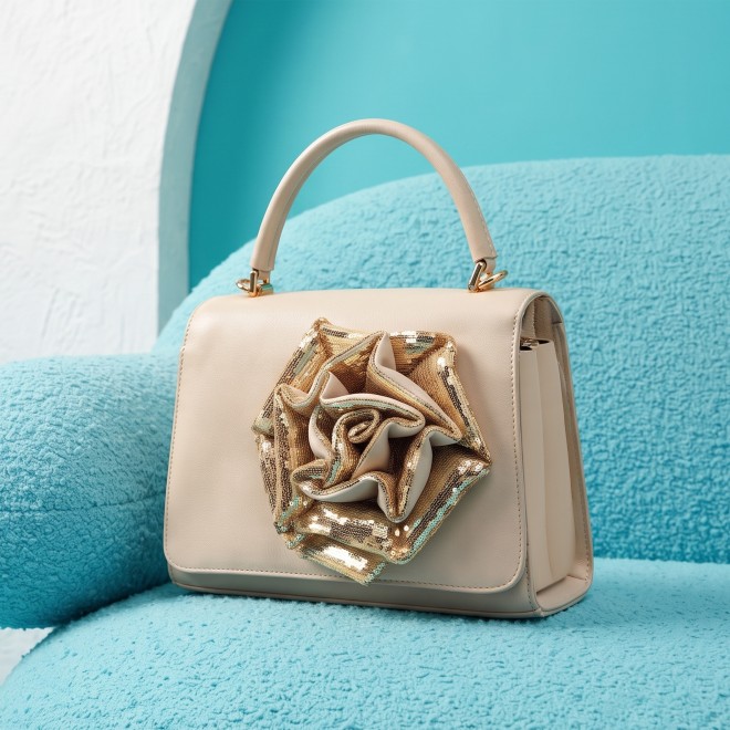 Mochi Women Beige Satchel Bag (SKU: 66-1122-20-10)