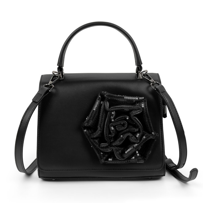 Mochi Women Black Satchel Bag (SKU: 66-1122-11-10)