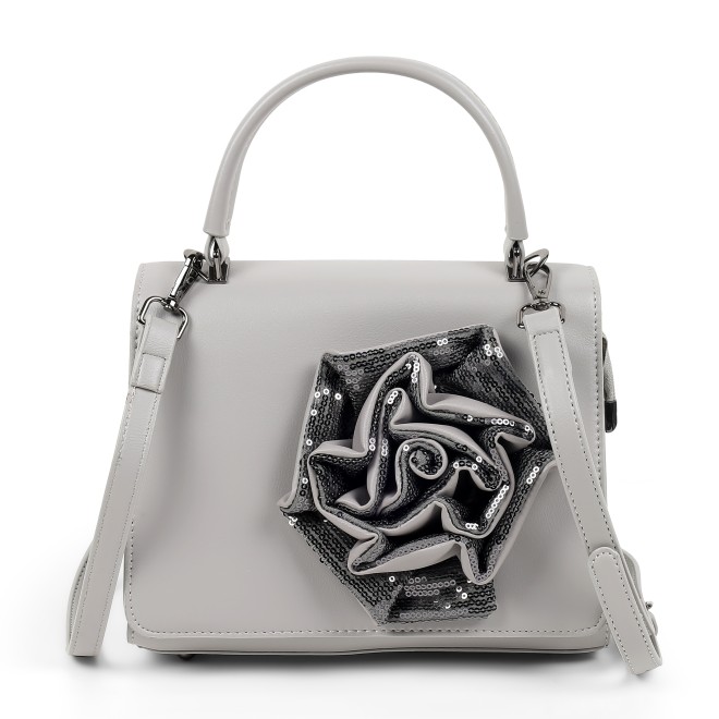 Mochi Women Grey Satchel Bag (SKU: 66-1122-14-10)