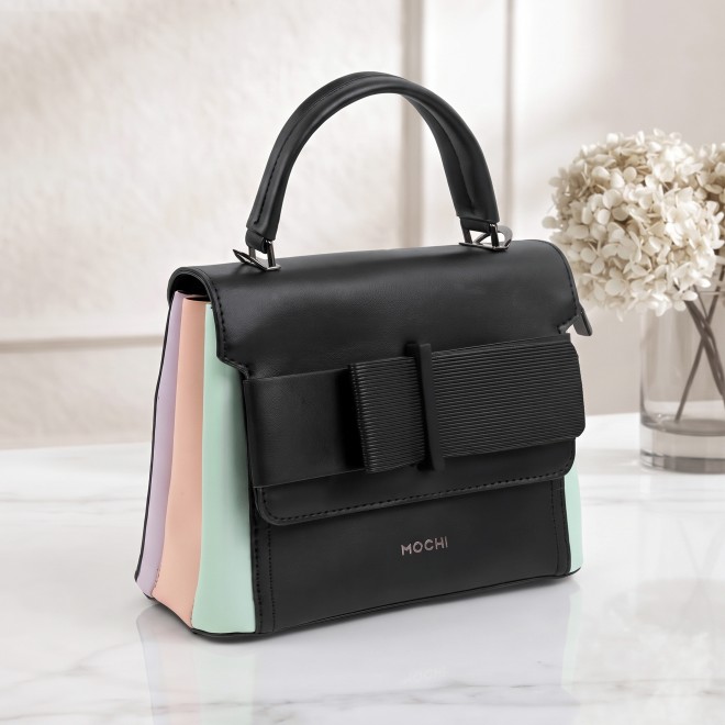 Mochi Women Black Satchel Bag (SKU: 66-1123-11-10)