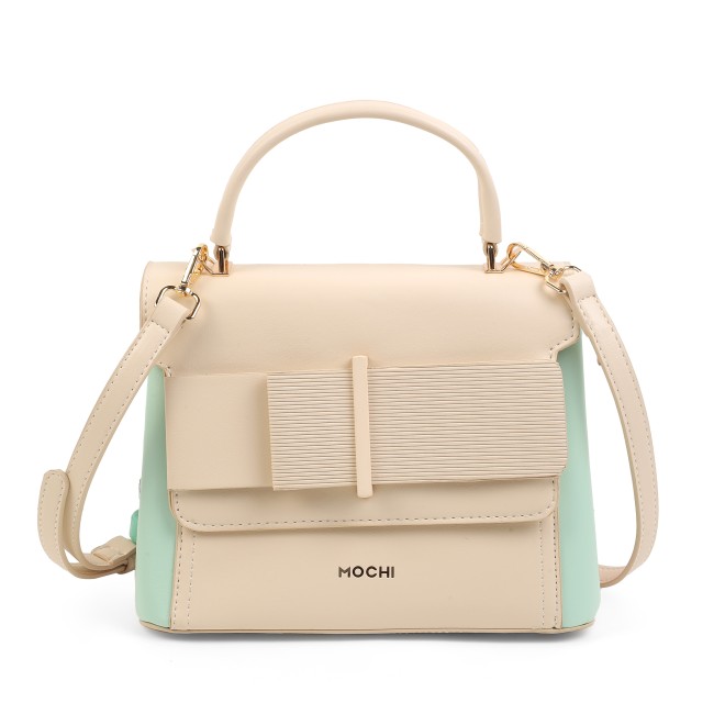 Mochi Women Beige Satchel Bag (SKU: 66-1123-20-10)