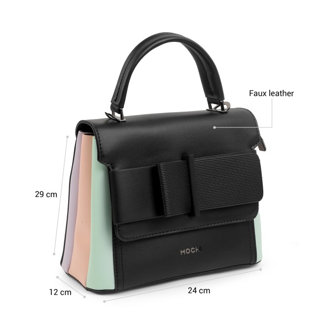 Mochi Women Black Satchel Bag (SKU: 66-1123-11-10)