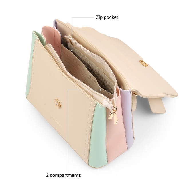 Mochi Women Beige Satchel Bag (SKU: 66-1123-20-10)