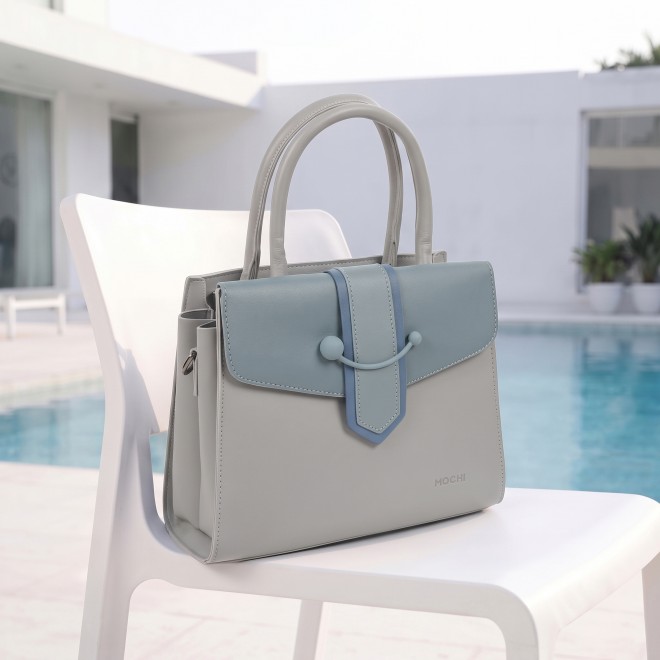 Mochi Women Grey Satchel Bag (SKU: 66-1131-14-10)