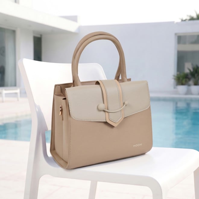 Mochi Women Khaki Satchel Bag (SKU: 66-1131-62-10)