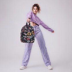 Mochi Women Black Backpack