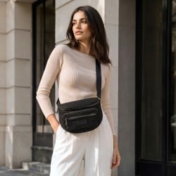 Mochi Women Black Sling Bag