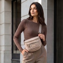 Mochi Women Beige Sling Bag