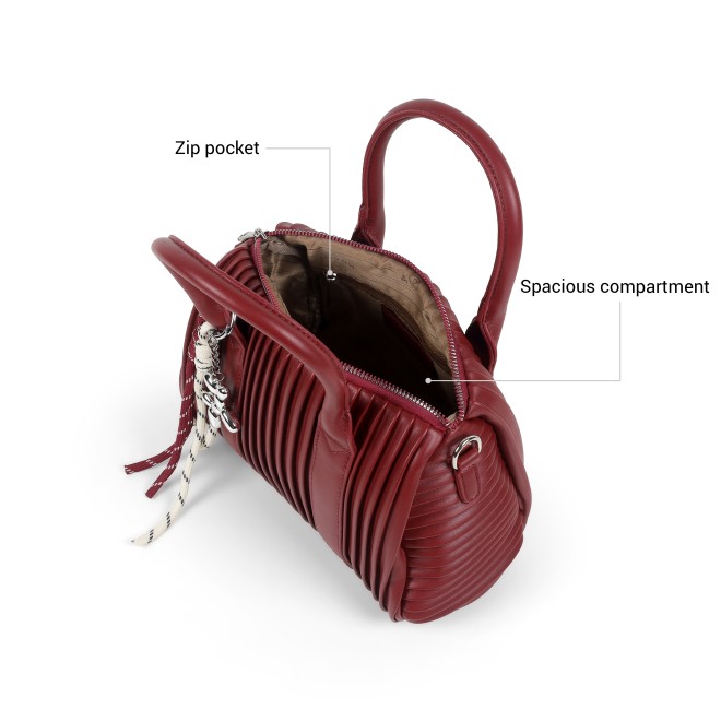 Mochi Women Maroon Satchel Bag (SKU: 66-1167-44-10)