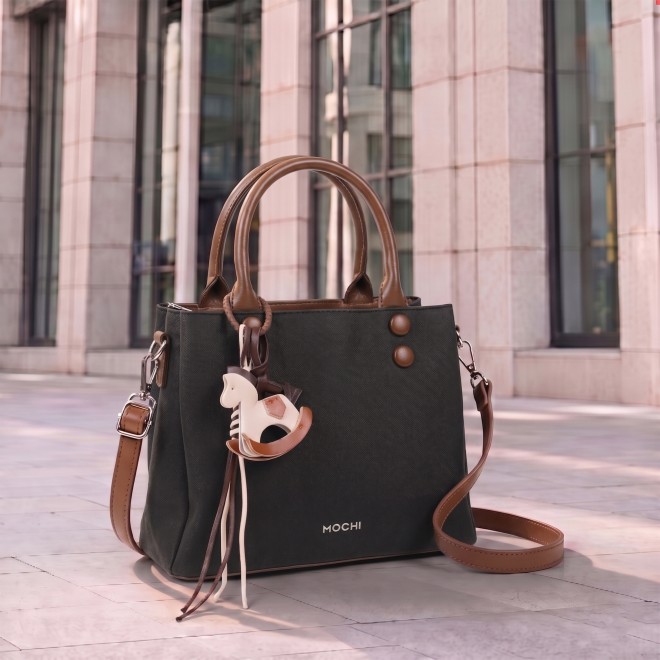 Mochi Women Black Satchel Bag (SKU: 66-1168-11-10)