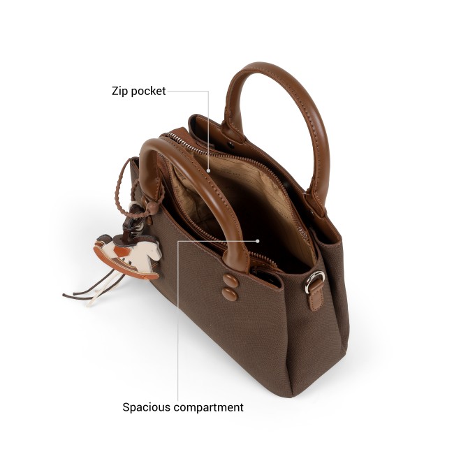 Mochi Women Brown Satchel Bag (SKU: 66-1168-12-10)
